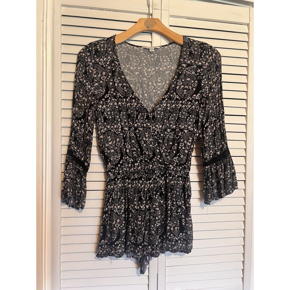 AMERICAN EAGLE Women's Size S Small Jumpsuit Romper Cottagecore Floral Boho